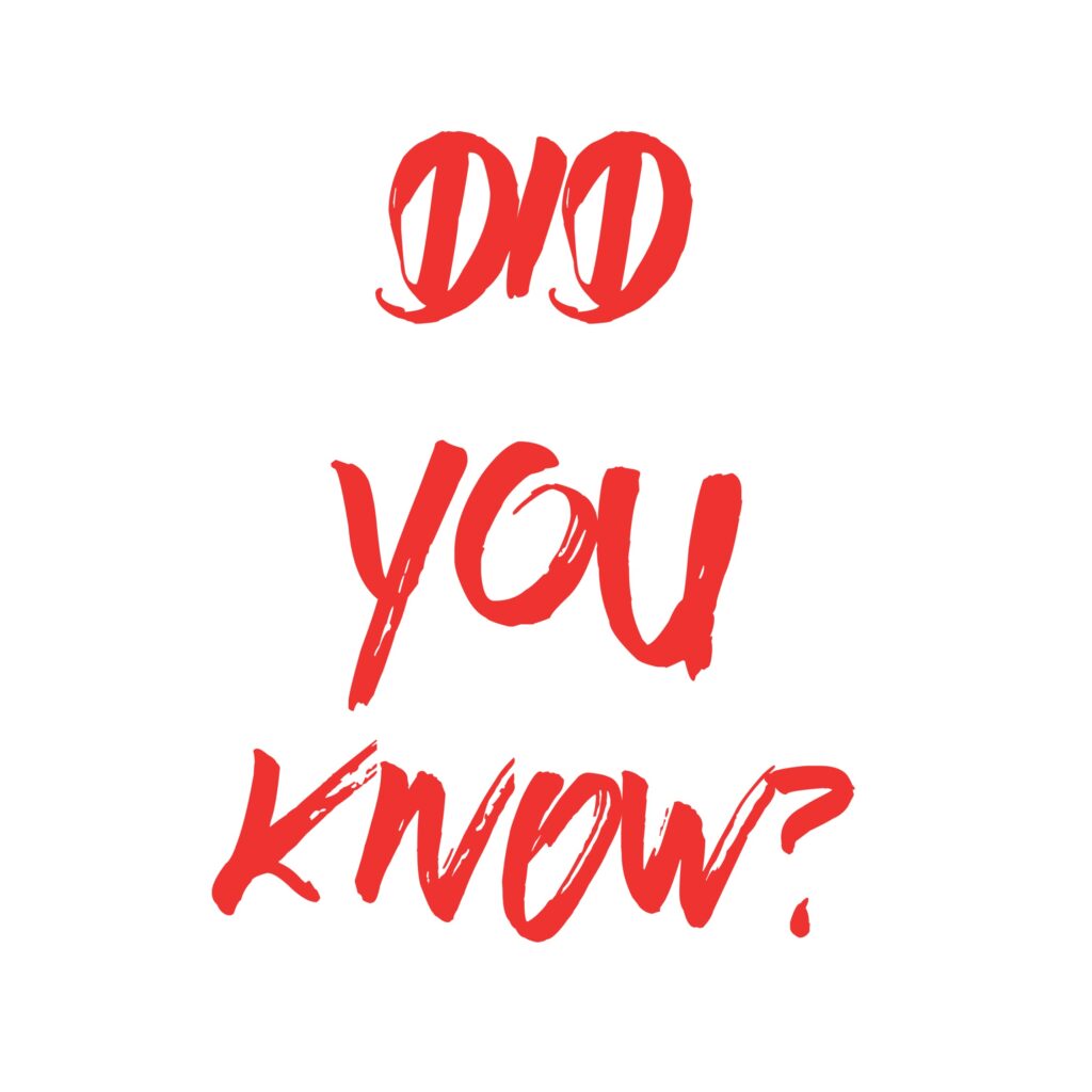 Did You Know?